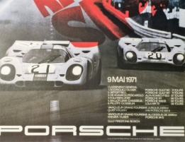 spa porsche affiche